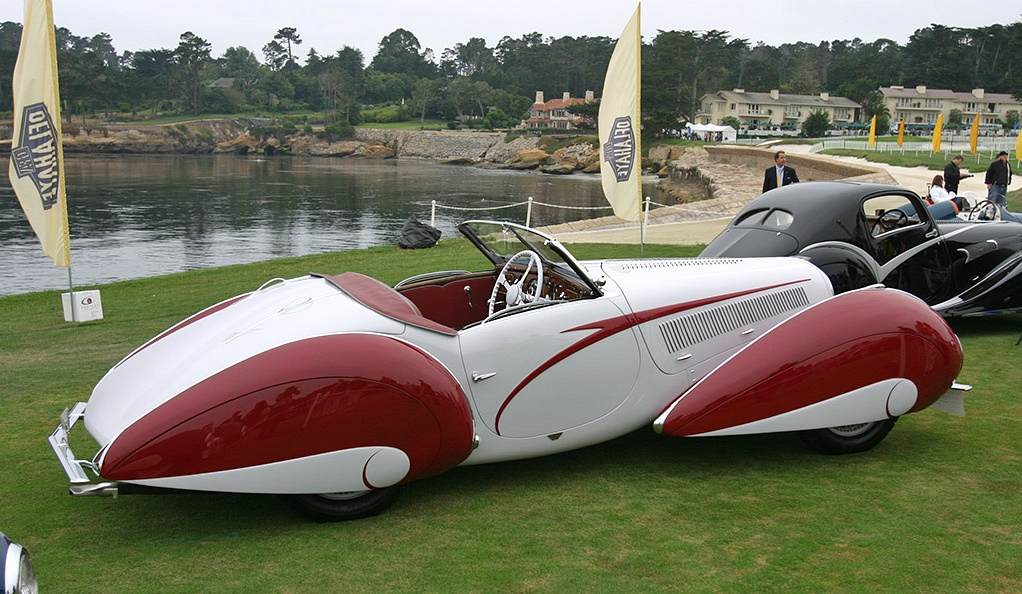 Click to Enlarge-Esc to Close myimgs/ArtDecoCars1910-36/1936 Delahaye 135 Competition Court Figoni.jpg